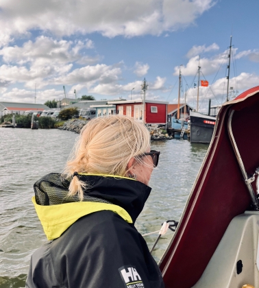 Iris vaart bij Schiermonnikoog